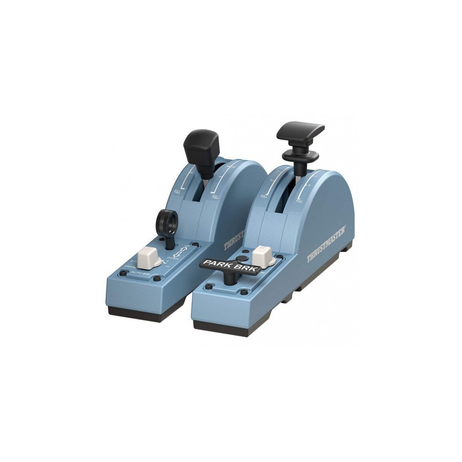 6702-Thrustmaster TCA Quadrant Add-On Airbus Edition Negro, Azul Simulador de Vuelo PC