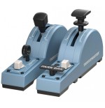 6702-Thrustmaster TCA Quadrant Add-On Airbus Edition Negro, Azul Simulador de Vuelo PC