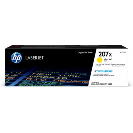 6733-HP TONER 207X AMARILLO LASERJET M255/M282 (W2212X)
