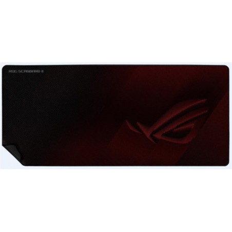 6774-ASUS ROG Strix Scabbard II Alfombrilla de raton para juegos Negro, Rojo