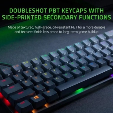 6779-TECLADO RAZER HUNTSMAN MINI PURPLE SWITCH (ESPANOL) (RZ03-03392900-R311)