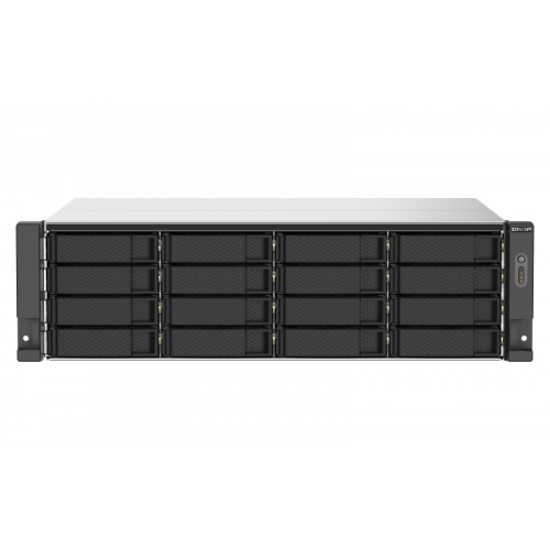 6801-QNAP TS-1673AU-RP-16G servidor de almacenamiento NAS Bastidor (3U) Ethernet Negro, Gris V1500B