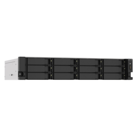 6804-QNAP TS-1273AU-RP-8G servidor de almacenamiento NAS Bastidor (2U) Ethernet Negro, Gris V1500B