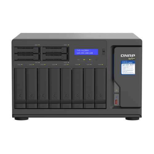 6807-QNAP TVS-h1288X NAS Torre Ethernet Negro