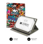 6812-SUBBLIM Funda Tablet Universal TRENDY CASE GRAFFITI 10.1"