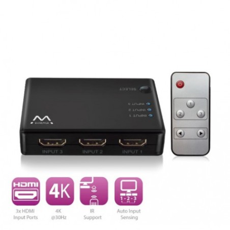 6815-Ewent EW3730 interruptor de video HDMI