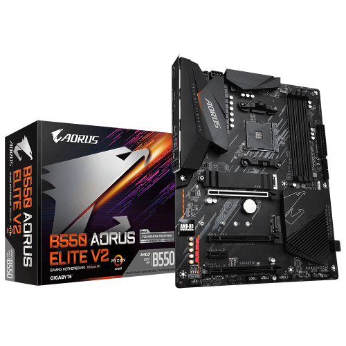 6821-Gigabyte B550 AORUS ELITE V2 placa base AMD B550 Zocalo AM4 ATX