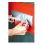 6849-Avery AM001A4 etiqueta autoadhesiva Rectangulo Desmontable Transparente 10 pieza(s)