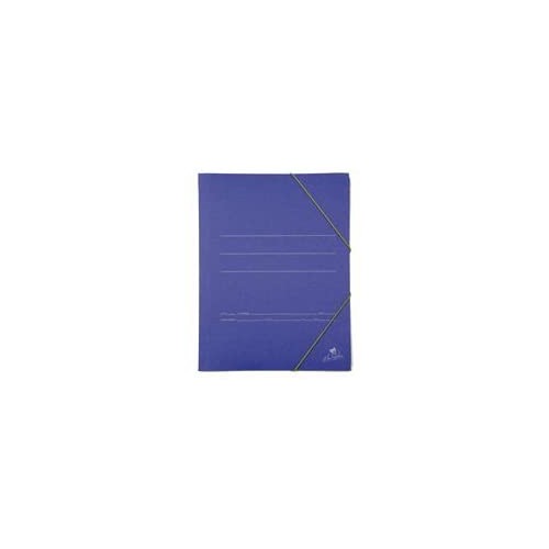 6881-CARPETA CARTON AZUL 500 GR./M2. CUARTO GOMA SOLAPA MARIOLA 1045