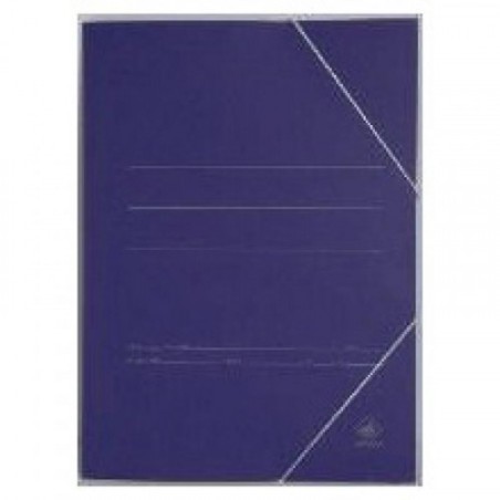 6882-CARPETA CARTON SIMIL PRESPAN 500 GR./M2. FOLIO GOMA SOLAPA AZUL MARIOLA 1525AZ