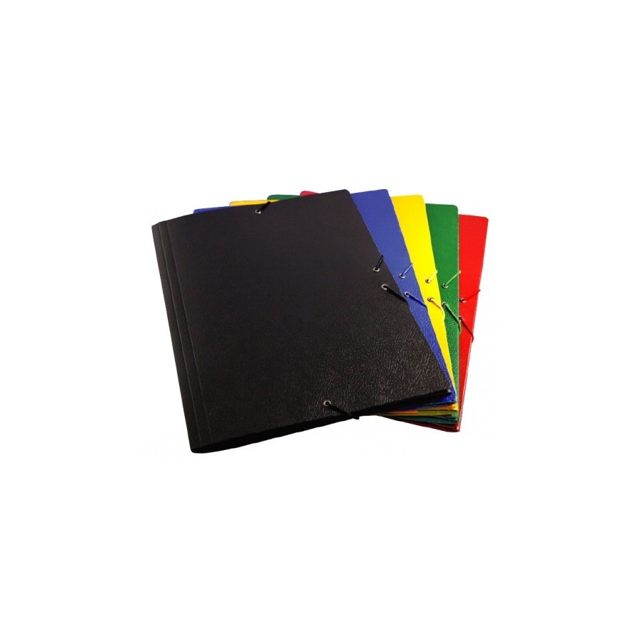 6897-CARPETA CARTON COMPACTO GOFRADO No 8.FOLIO GOMA SOLAPA AZUL MARIOLA 5285AZ