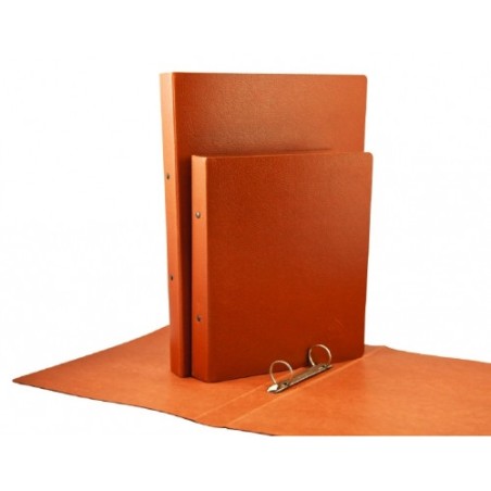 6904-CARPETA ANILLAS REDONDAS CARTON GOFRADO CUARTO APSDO. 2-A-25 MM. No 12 CUERO REDONDA  MARIOLA 5142A