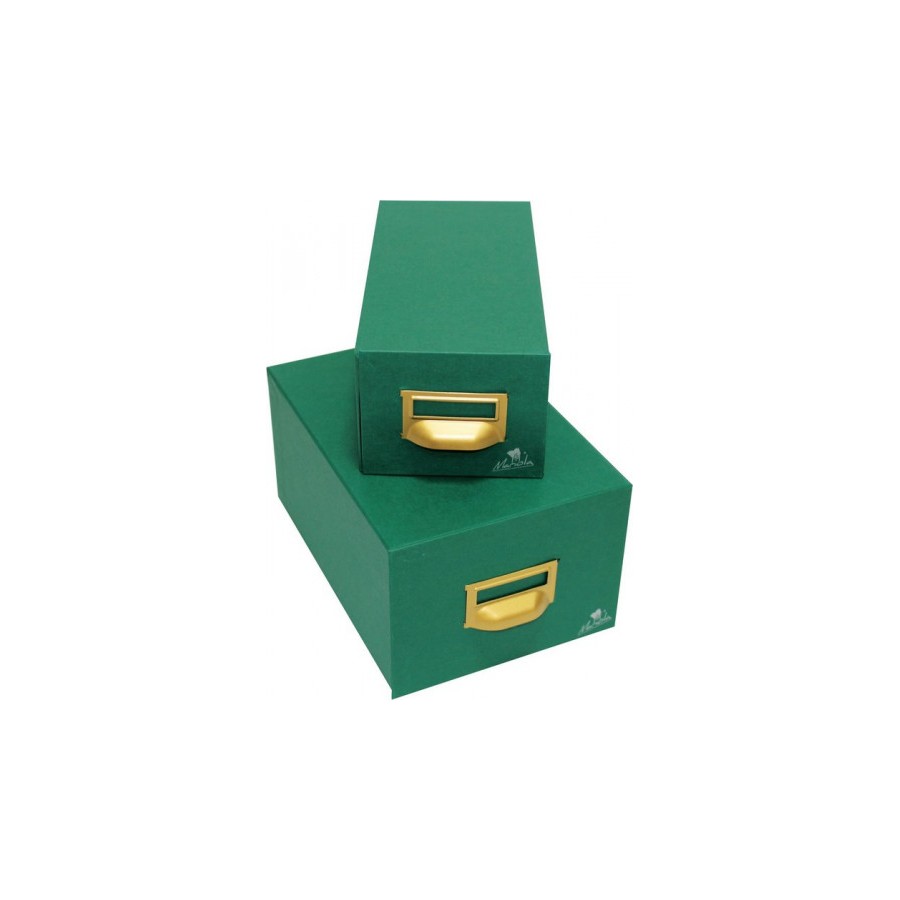 6926-FICHERO CARTON FORRADO EN GELTEX PARA 500 FICHAS (125X95X250 MM) MARIOLA 1-500