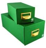 6931-FICHERO CARTON FORRADO EN GELTEX PARA 1000 FICHAS (155X100X350 MM) MARIOLA 2-1000