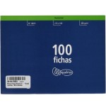 6941-100 FICHAS DE CARTULINA RAYADA (200X120 MM) No. 4 MARIOLA 3114R