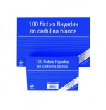 6943-100 FICHAS DE CARTULINA LISA (95X65 MM)  N.o 1 MARIOLA 3111L