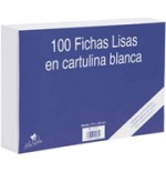 6944-100 FICHAS DE CARTULINA LISA (125X75 MM) No 2 MARIOLA 3112L