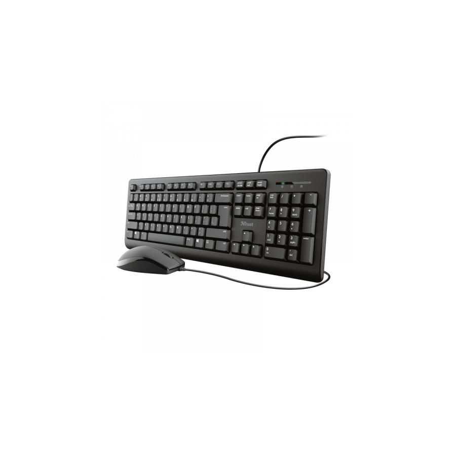 6968-Trust TKM-250 teclado USB Espanol Negro