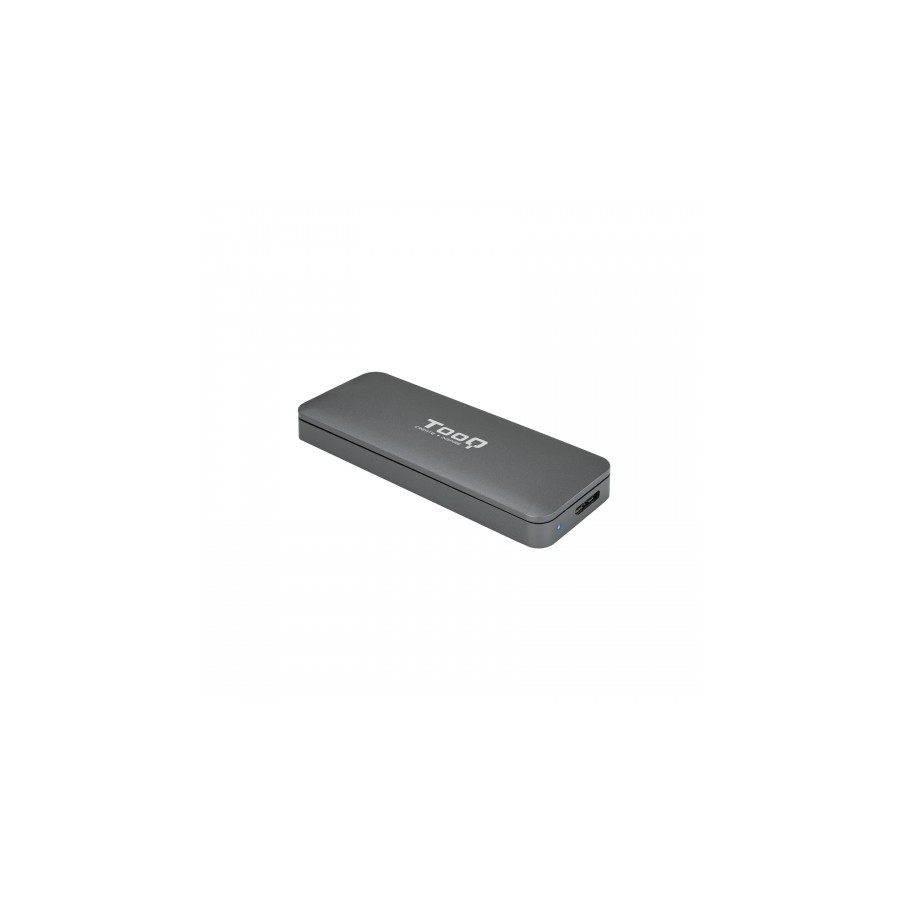 6974-TooQ TQE-2281G caja para disco duro externo M.2 Caja externa para unidad de estado solido (SSD) Gris