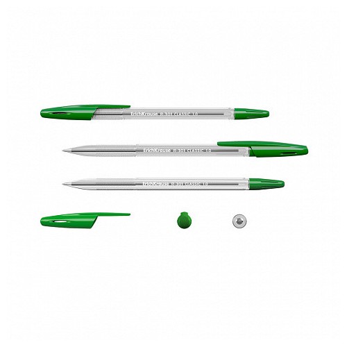 6993-BOLIGRAFO R-301 CLASSIC STICK 1.0, TINTA COLOR: VERDE ERICH KRAUSE 43187