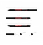 7007-MARCADOR PERMANENTE P-100, COLOR: NEGRO ERICH KRAUSE 12841