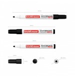 7008-MARCADOR PIZARRA BLANCA W-500, COLOR: NEGRO ERICH KRAUSE 12845