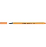 702-ROTULADOR PUNTA FINA POINT 88 0.4MM NARANJA NEON STABILO 88/054