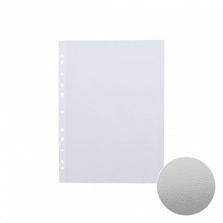 7037-SET DE 100 FUNDAS MULTITALADRAS FIZZY CLEAR, 40 MCM, A4, TRANSPARENTE ERICH KRAUSE 46701