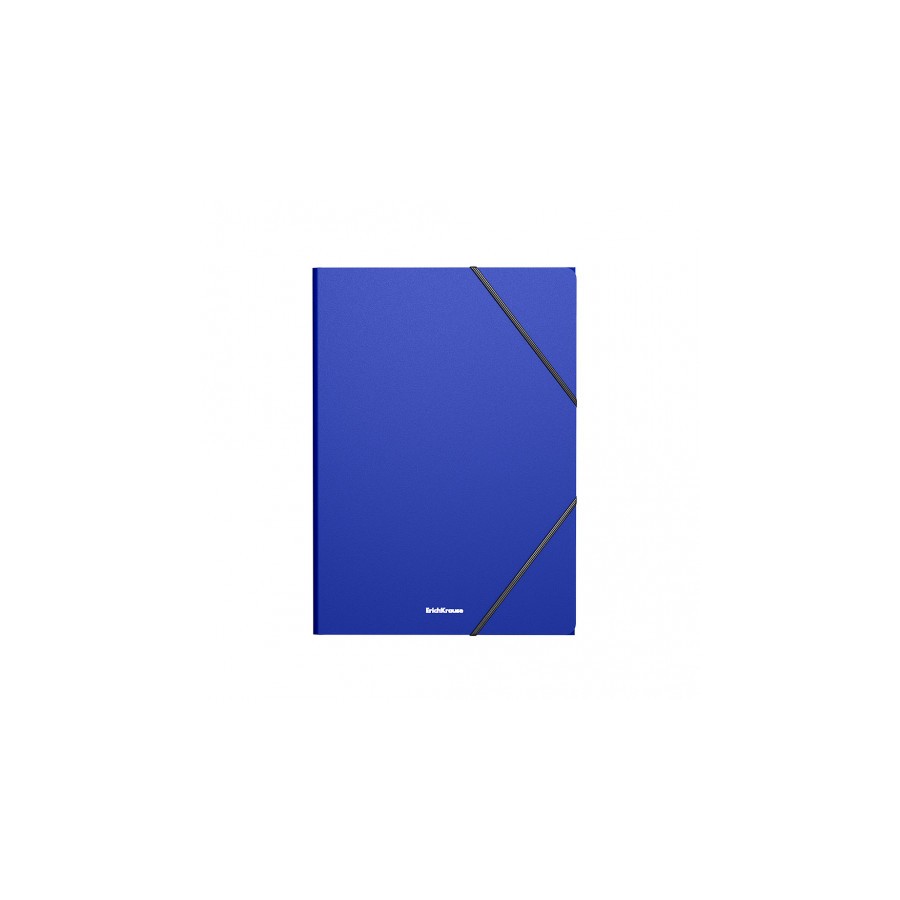 CARPETA CON GOMAS ELASTICAS MATT CLASSIC, A4, AZUL ERICH KRAUSE 53322