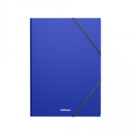 CARPETA CON GOMAS ELASTICAS MATT CLASSIC, A4, AZUL ERICH KRAUSE 53322