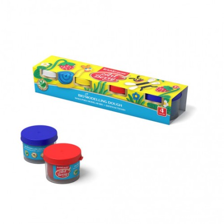 7059-SET MASA PARA MODELAR BIO CON ALOE VERA 4 COLORES POR 35G ARTBERRY 41769