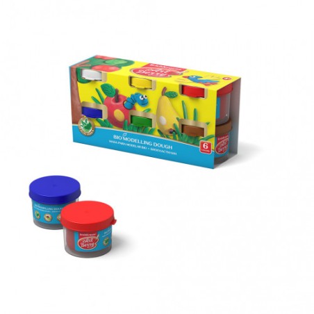 7060-SET MASA PARA MODELAR BIO CON ALOE VERA 6 COLORES POR 35G ARTBERRY 41770