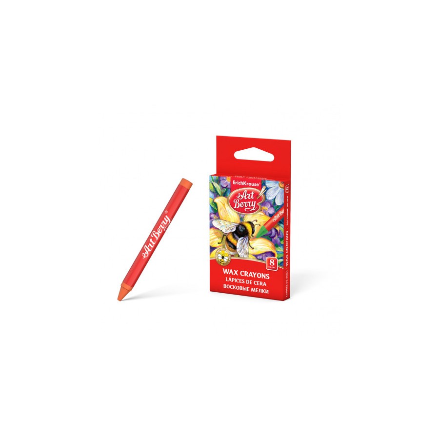 7065-ESTUCHE DE CERAS DE PLASTICO 8 COLORES ARTBERRY 34929