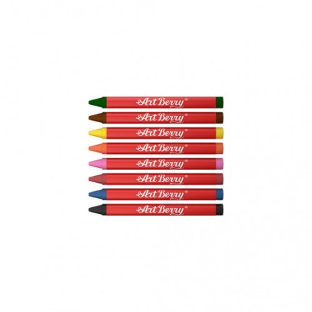 7067-ESTUCHE DE CERAS DE PLASTICO 8 COLORES ARTBERRY 34929