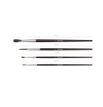 7076-SET PINCELES PARA ACUARELAS Y TEMPERAS, PELO DE CABALLO, 4 UDS. ARTBERRY 36123