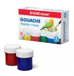 7078-CAJA GOUACHE 6 COLORS BY 20ML ERICH KRAUSE 50535