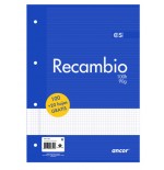 7098-RECAMBIO A4 100+20 HOJAS 90G Q4X4 4 TALADROS ANCOR 061222