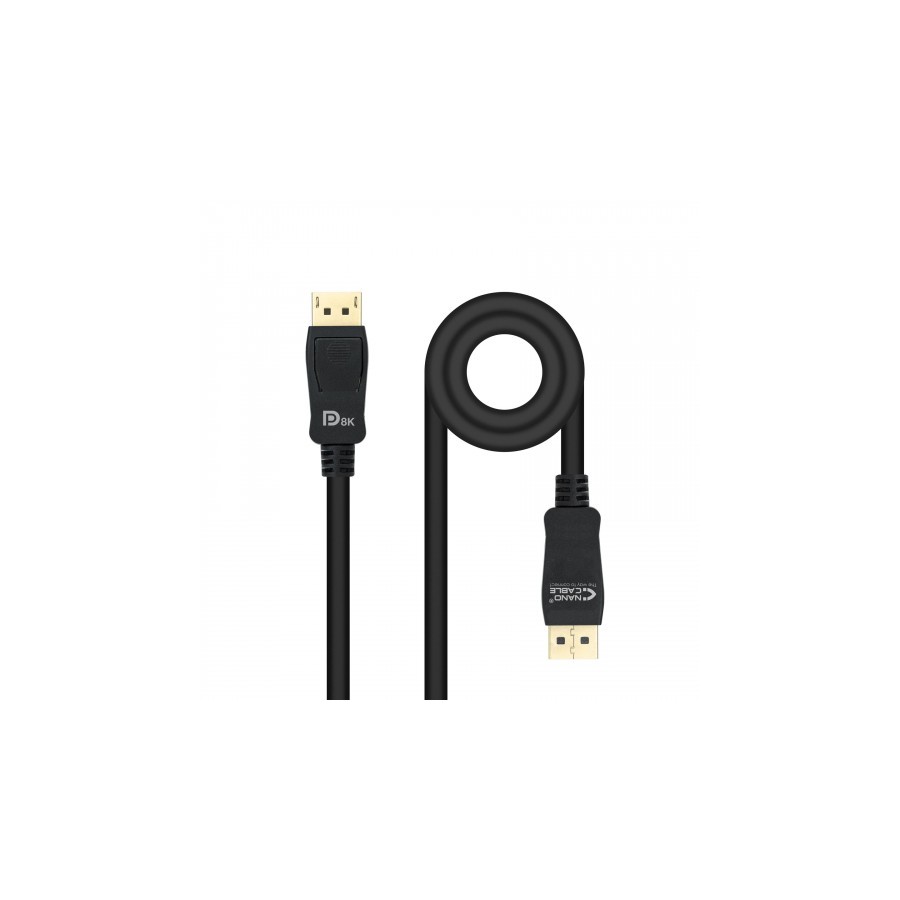 7101-Nanocable 10.15.2501 cable DisplayPort 1 m Negro