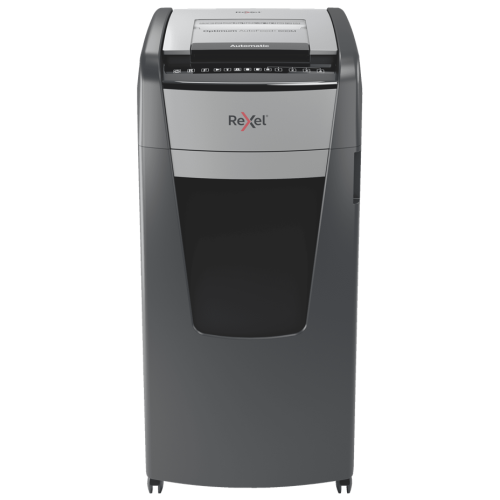 7186-Rexel AutoFeed+ 600M triturador de papel Microcorte 55 dB 23 cm Negro, Gris