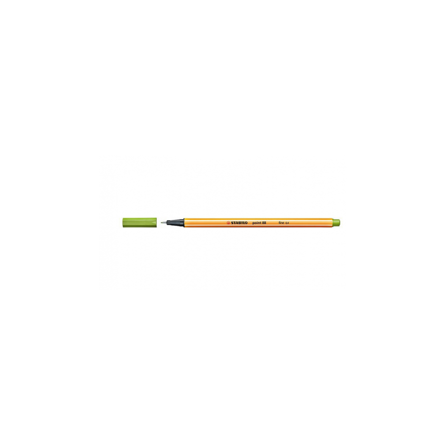 720-ROTULADOR PUNTA FINA POINT 88 0.4MM VERDE MANZANA STABILO 88/33
