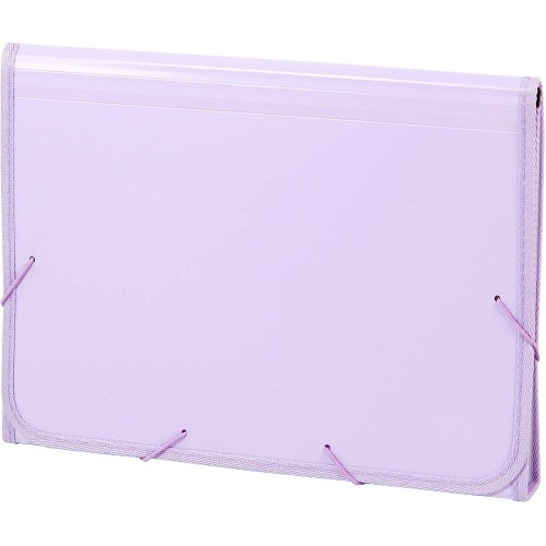 7250-ACORDEON POLIPROPILENO SOFT FOLIO 13 DEPARTAMENTOS RIBETE GOMA MALVA CARCHIVO 19260014