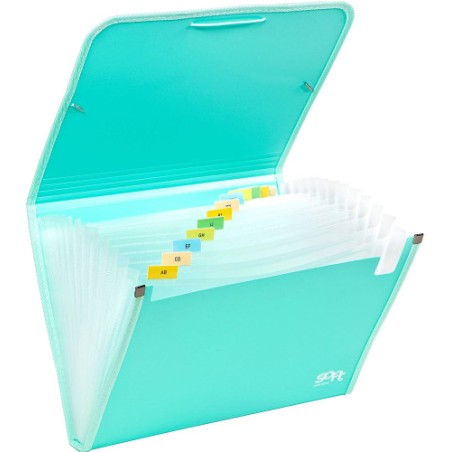 7251-ACORDEON POLIPROPILENO SOFT FOLIO 13 DEPARTAMENTOS RIBETE GOMA MALVA CARCHIVO 19260014