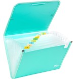 7251-ACORDEON POLIPROPILENO SOFT FOLIO 13 DEPARTAMENTOS RIBETE GOMA MALVA CARCHIVO 19260014