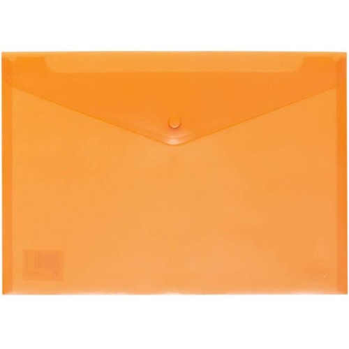 7264-SOBRE POLIPROPILENO FOLIO SOLAPA C/BROCHE PLASTICO NARANJA CARCHIVO 342K52
