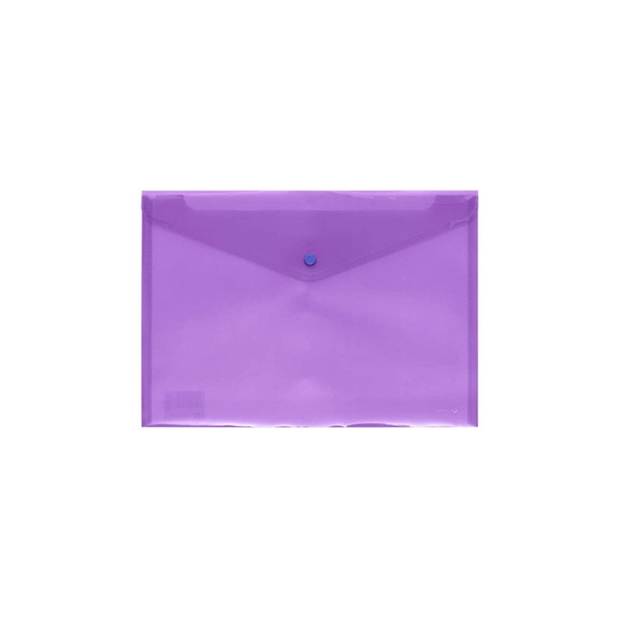7265-SOBRE POLIPROPILENO FOLIO SOLAPA C/BROCHE PLASTICO VIOLETA CARCHIVO 342K56