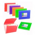 7268-ACORDEON POLIPROPILENO TRASLUCIDO FOLIO 13 DEPARTAMENTOS GOMA ROJO CARCHIVO 1913KF53