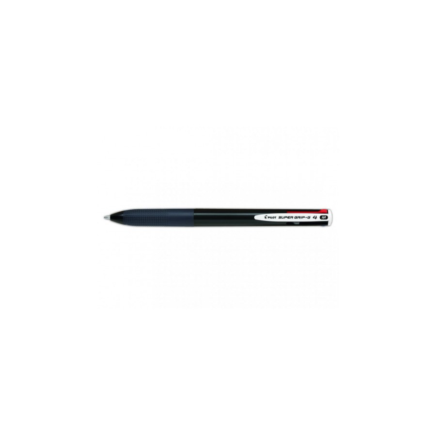 7314-BOLIGRAFO SUPERGRIP G - 4 COLORES - CUERPO COLOR NEGRO PILOT BPKGG-35M-B