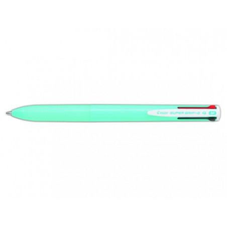 7315-BOLIGRAFO SUPERGRIP G - 4 COLORES - CUERPO COLOR- AZUL CLARO PILOT BPKGG-35M-LB