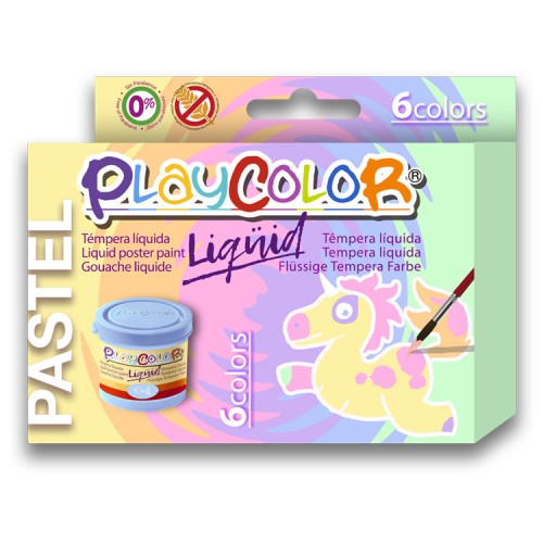 7319-Playcolor Liquid Pintura para carteles 40 ml 6 pieza(s)