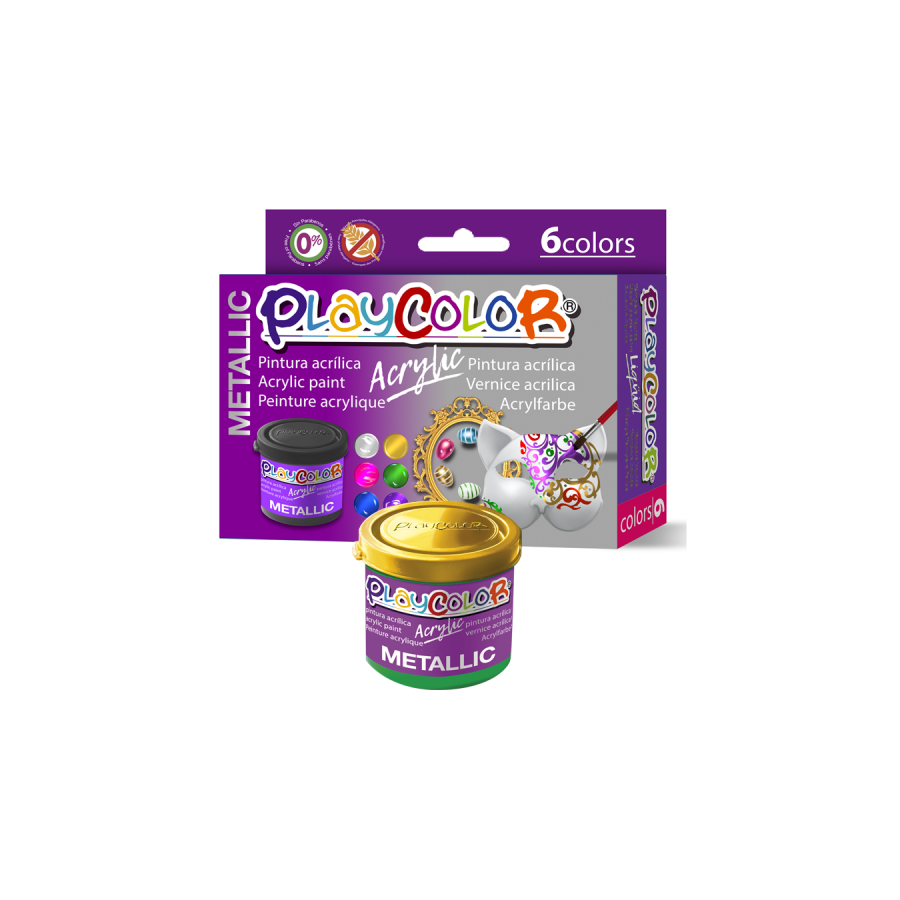 7321-Playcolor Liquid Pintura para carteles 40 ml 6 pieza(s)
